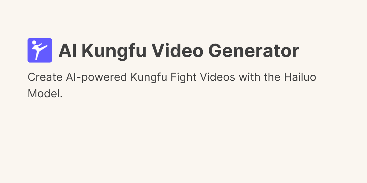AI Kungfu Video Generator On Uneed Uneed Og 