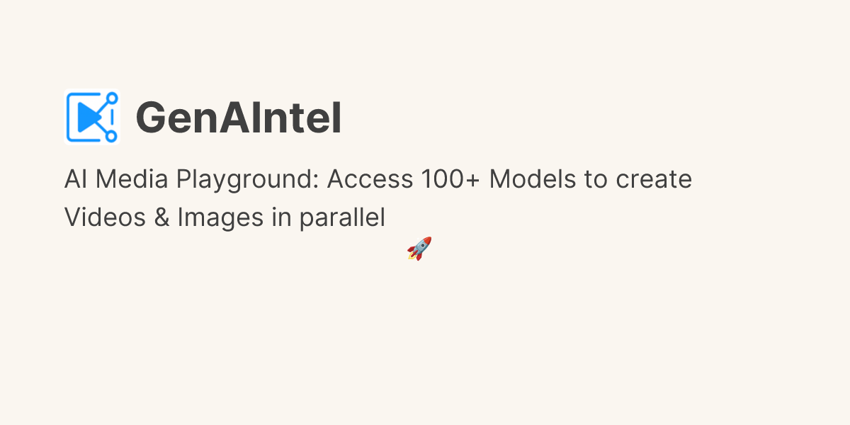 Discover GenAIntel on Uneed