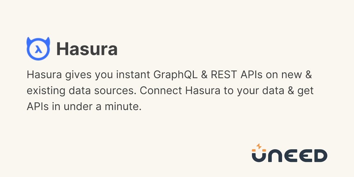 Hasura on Uneed | Uneed