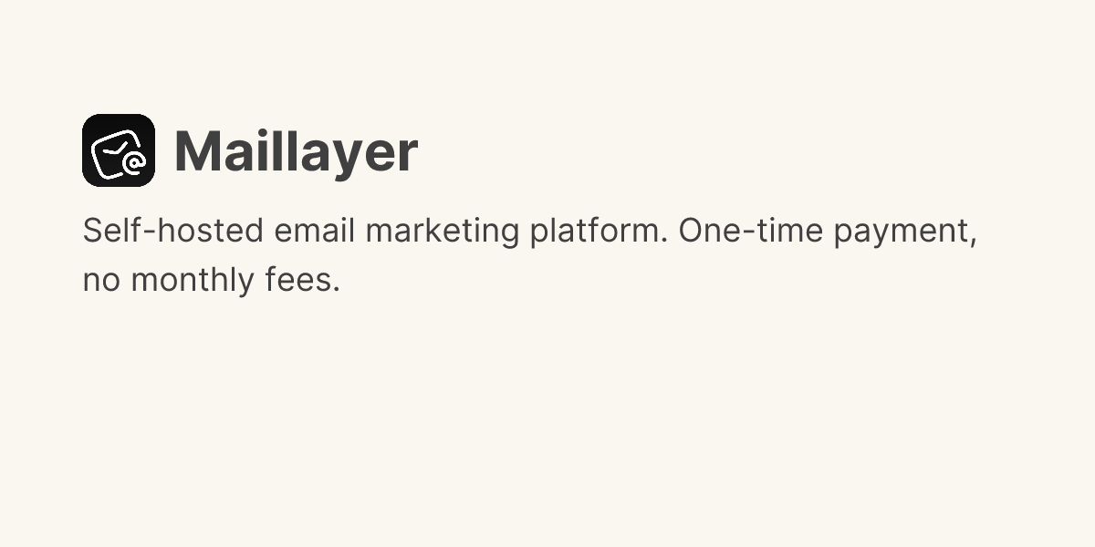 Discover Maillayer on Uneed