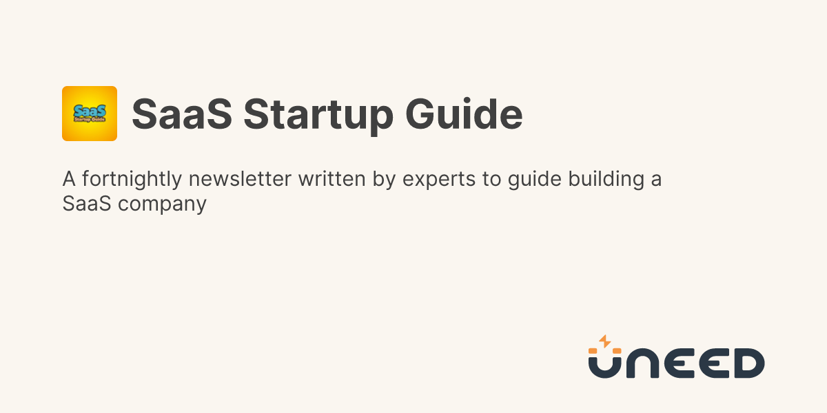 Saas Startup Guide On Uneed Uneed Saas Startup Guide On Uneed Uneed