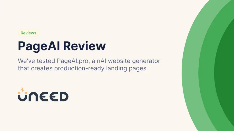 PageAI Review - AI Website Generator for Production