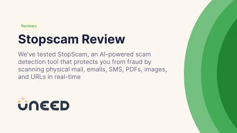 StopScam Review - AI-Powered Fraud Detection