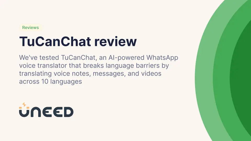 TuCanChat Review - WhatsApp Voice Translation