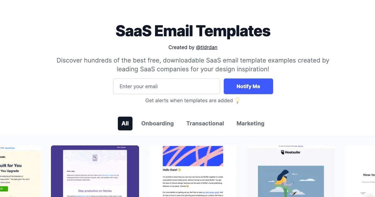 SaaS Email Templates product image