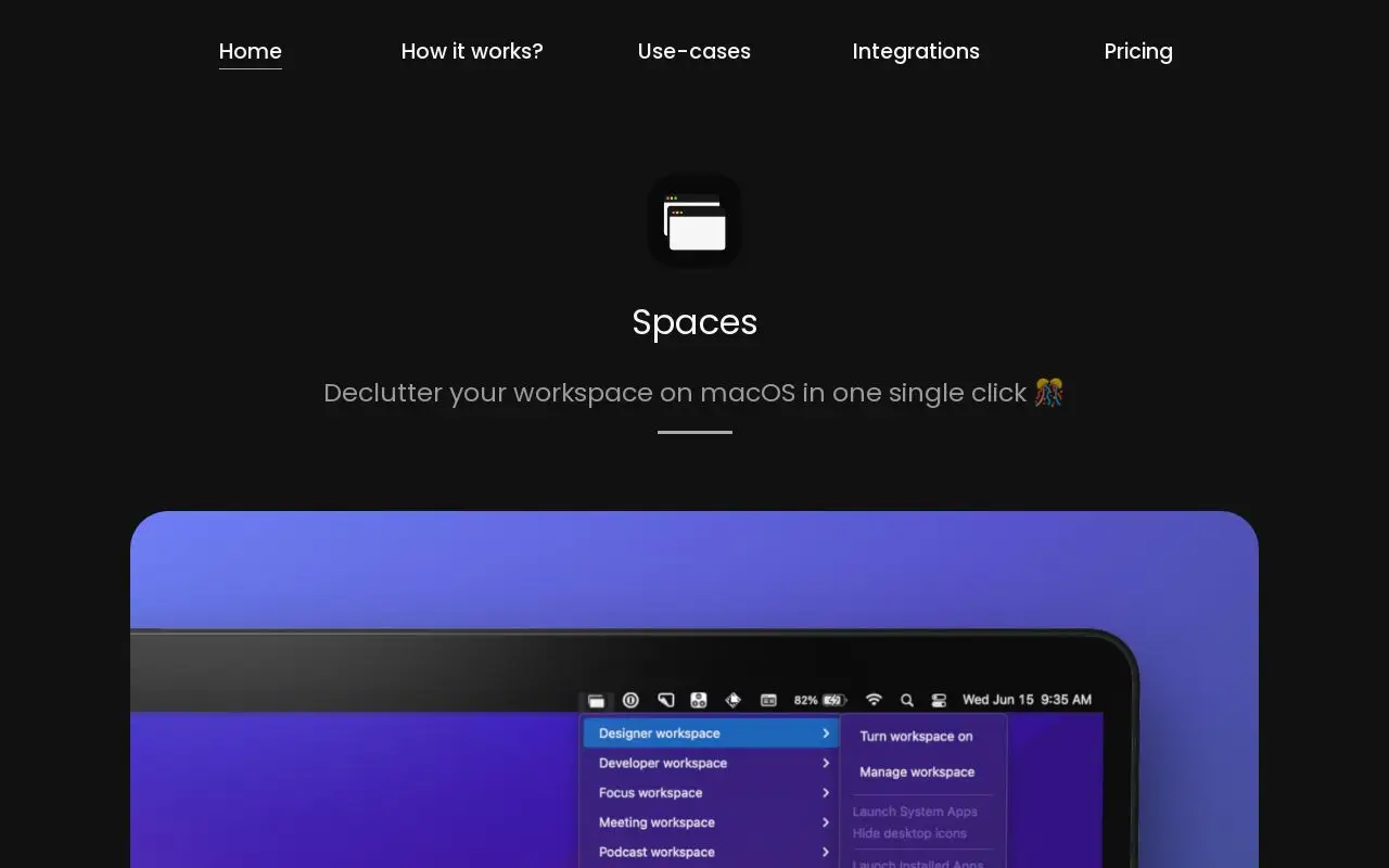Spaces for macOS product image