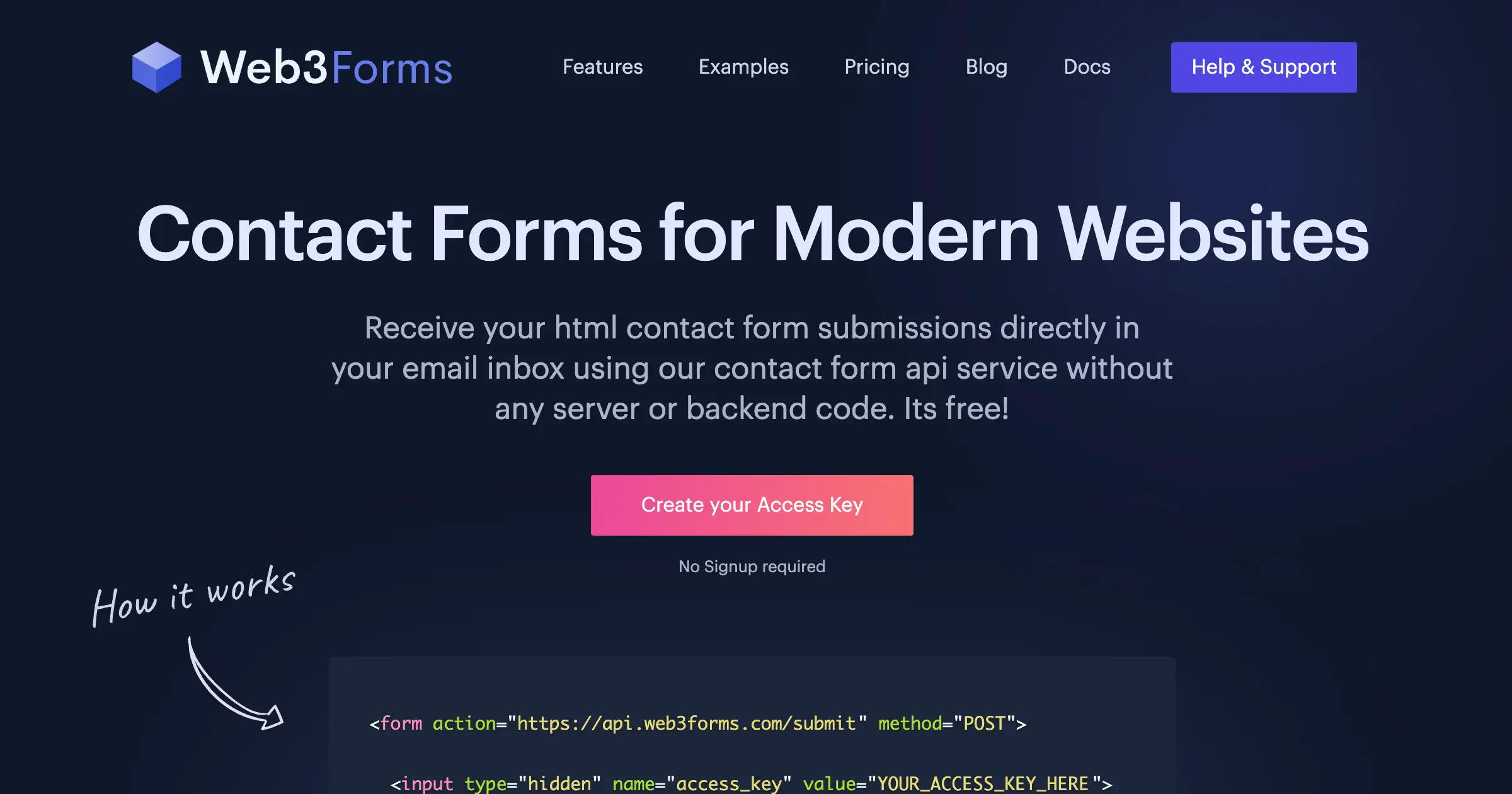 Web3Forms product image