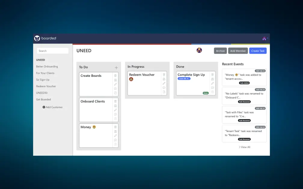 Boarded product image