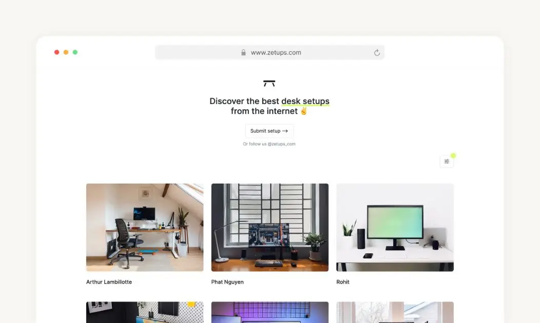 Zetups product image