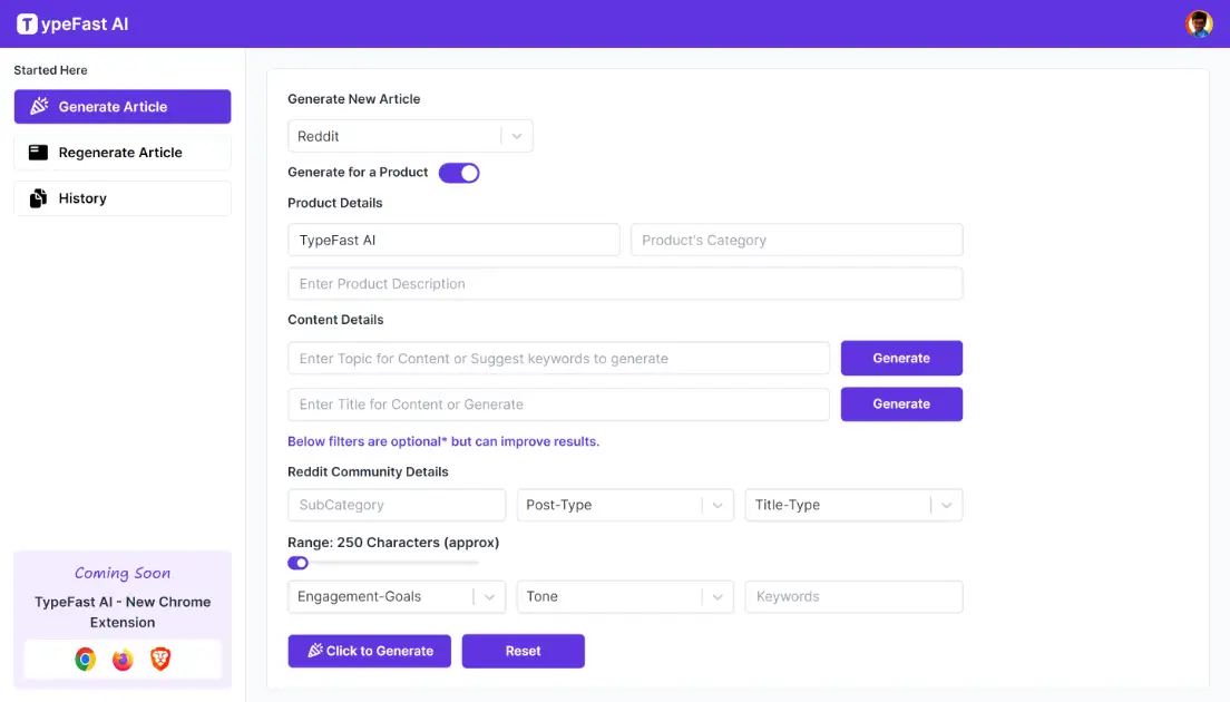 TypeFast AI product image