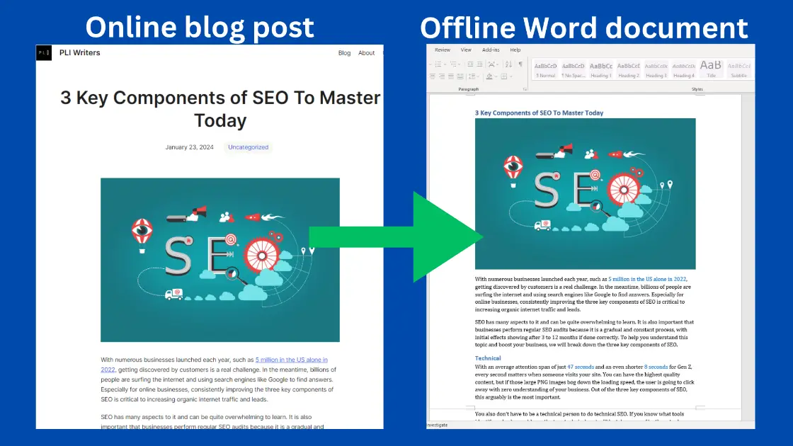 Blog To Doc product image