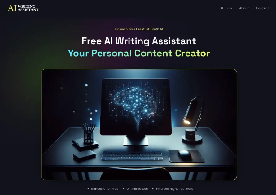 Free AI Writing Assistant product image