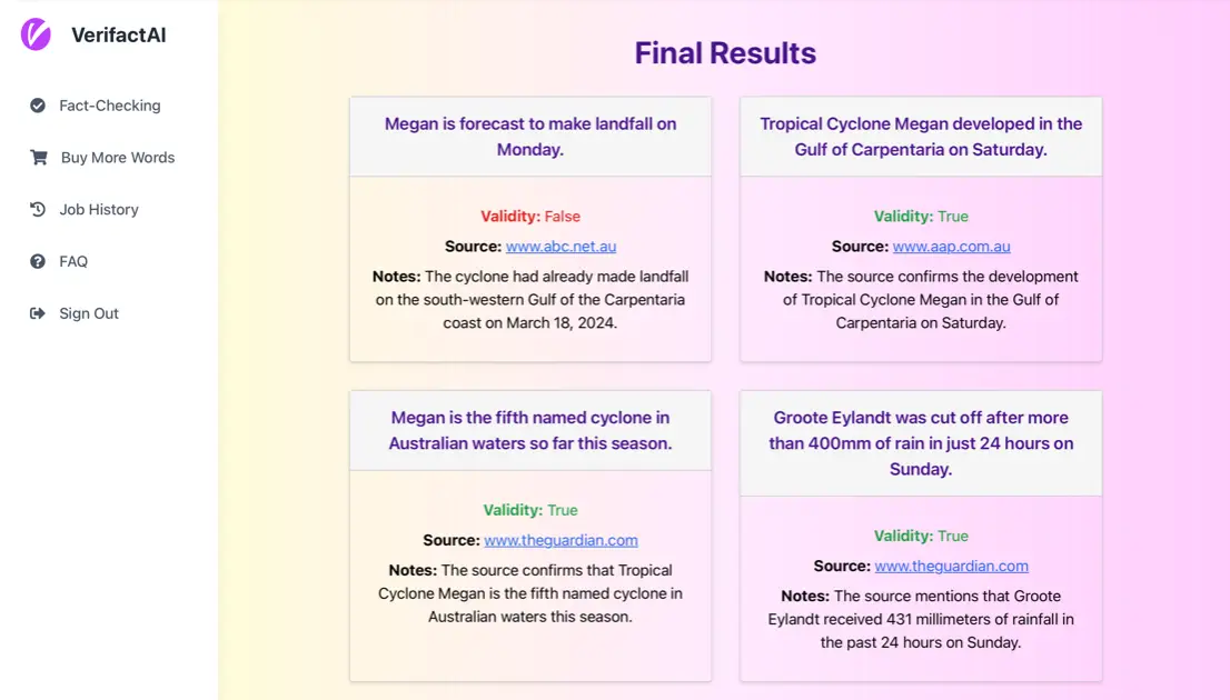 VerifactAI product image
