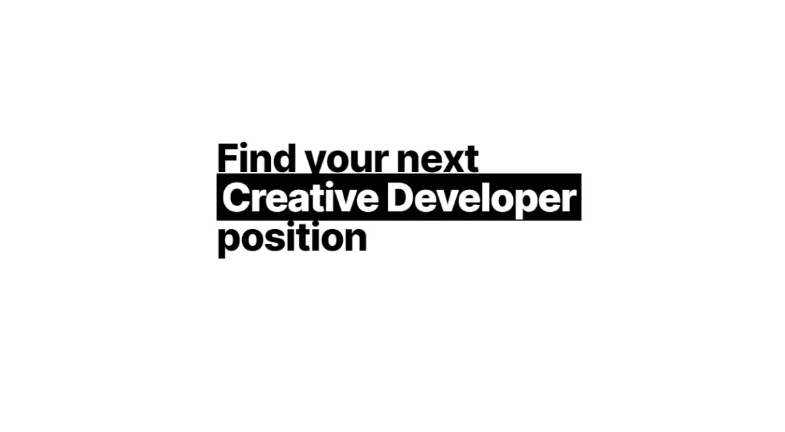 CreativeDevJobs product image