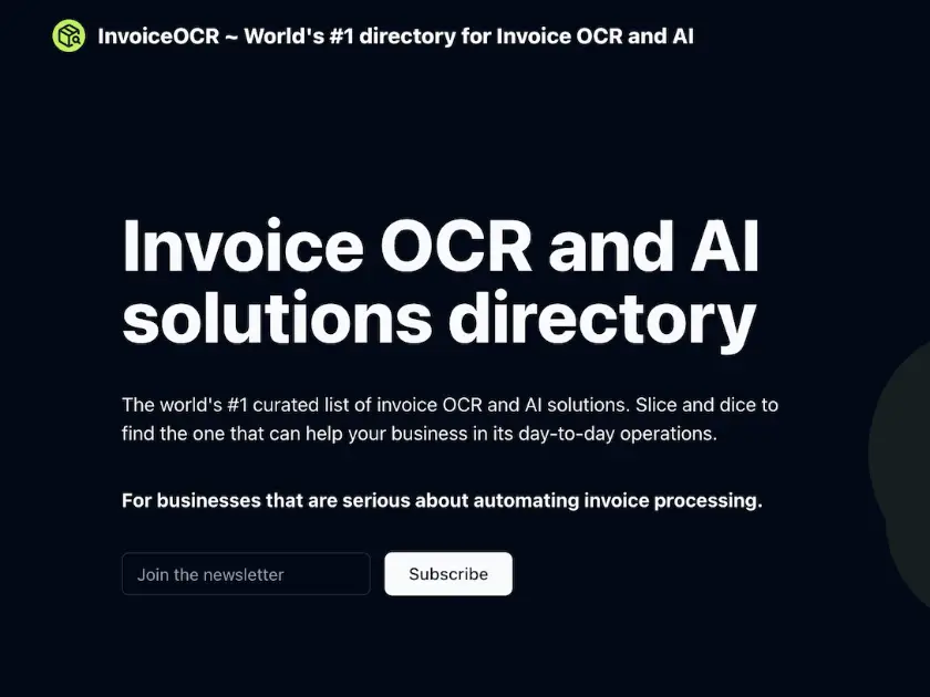 InvoiceOCR product image