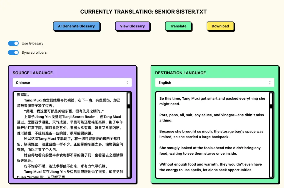 Webnovels AI product image