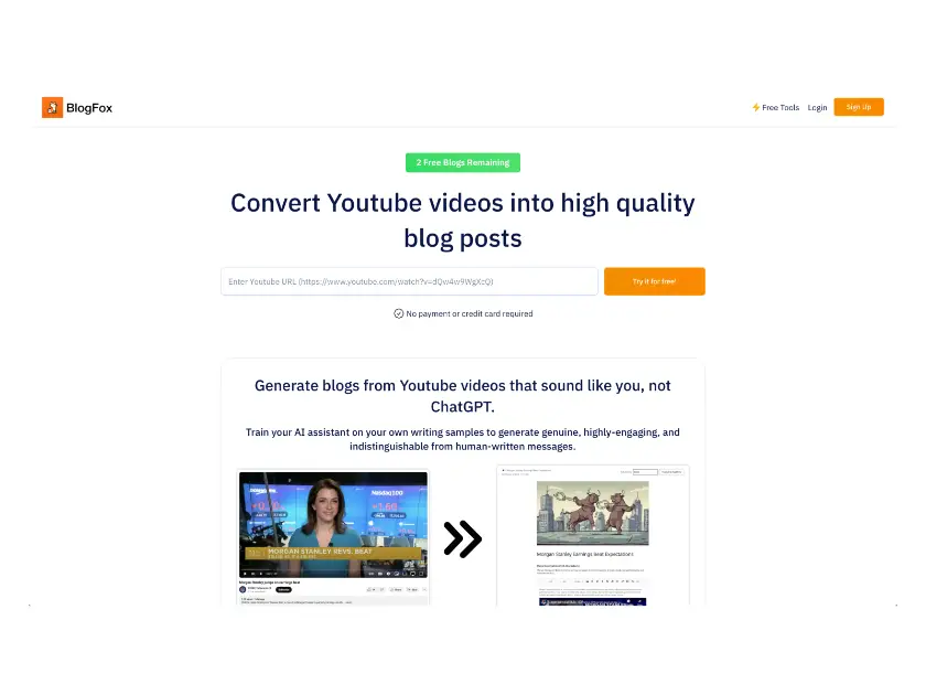 BlogFox product image