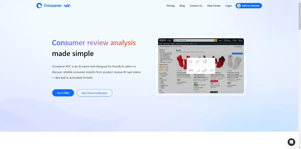 Octoparse VOC product image