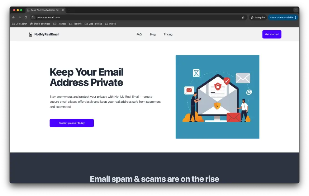 NotMyRealEmail product image