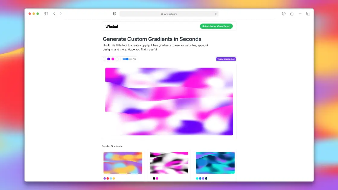 Whobal product image