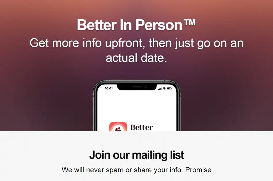 Better In Person product image