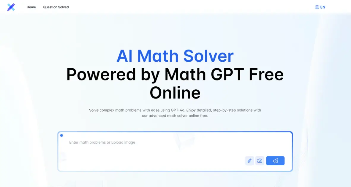 AI Math Solver Powered by Math GPT Free Online product image