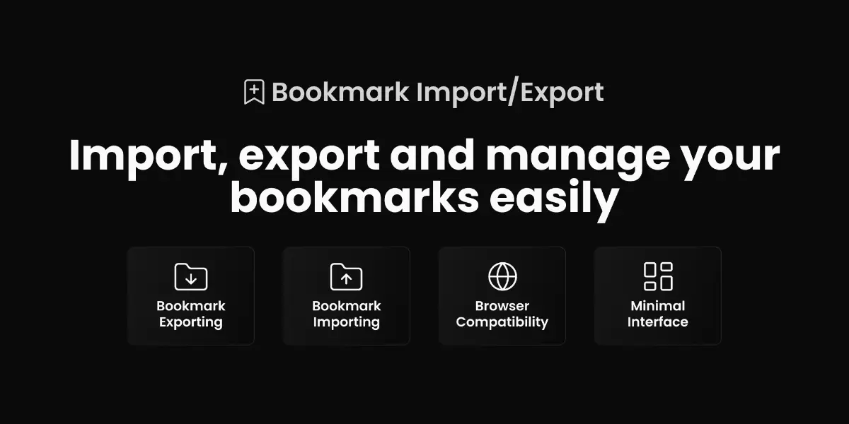 Bookmark Import/Export product image
