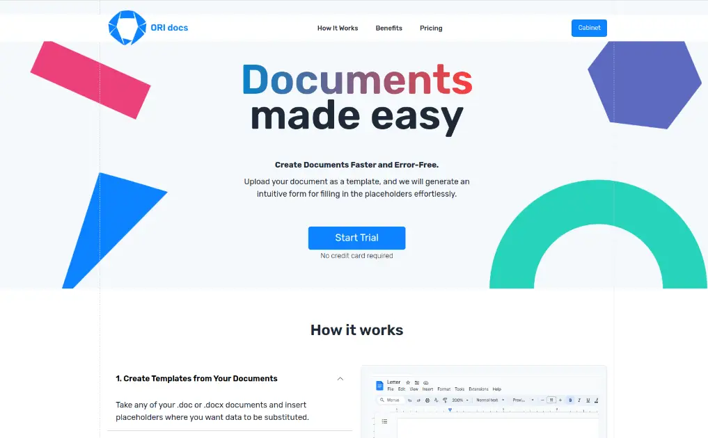 Ori Docs product image