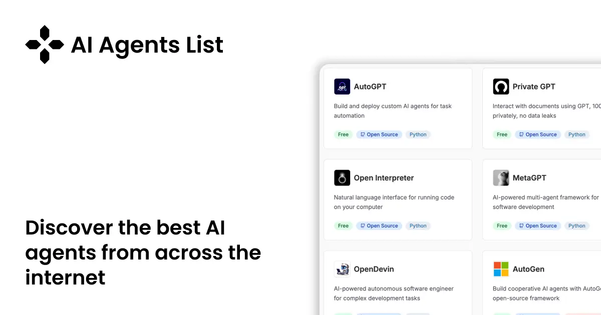 AI Agents List product image