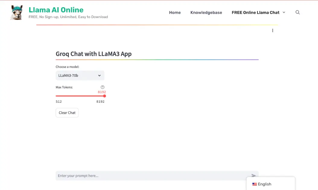 Free Online Llama 3.1 Chat product image