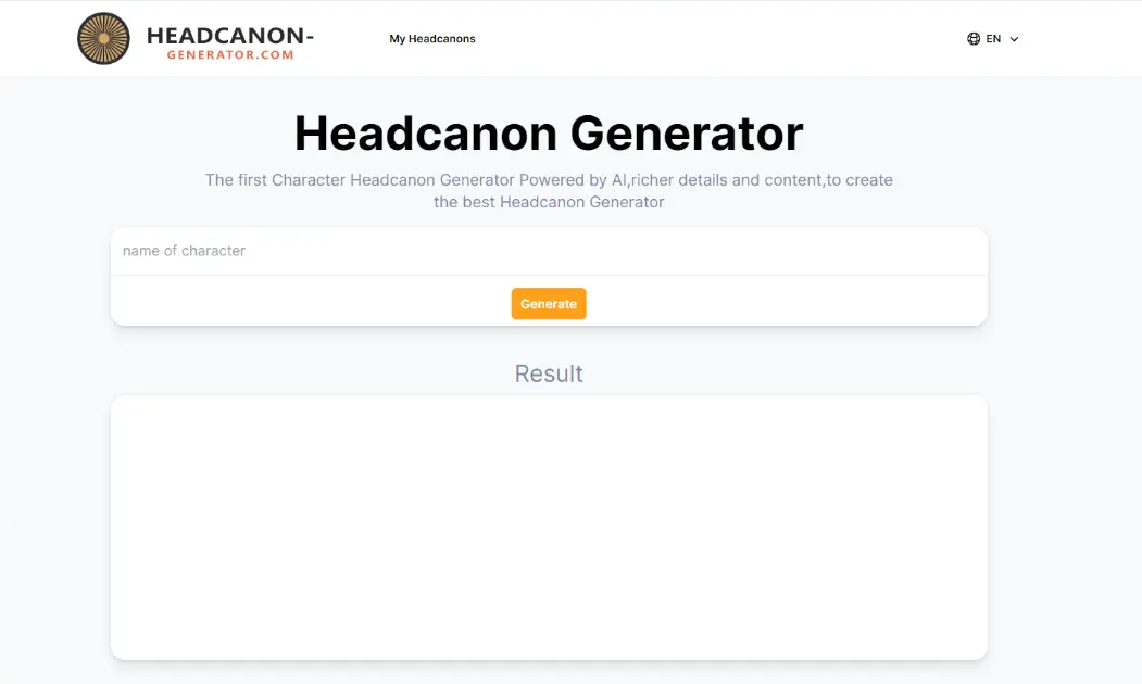 Headcanon Generator product image