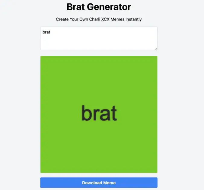 Brat Generator product image