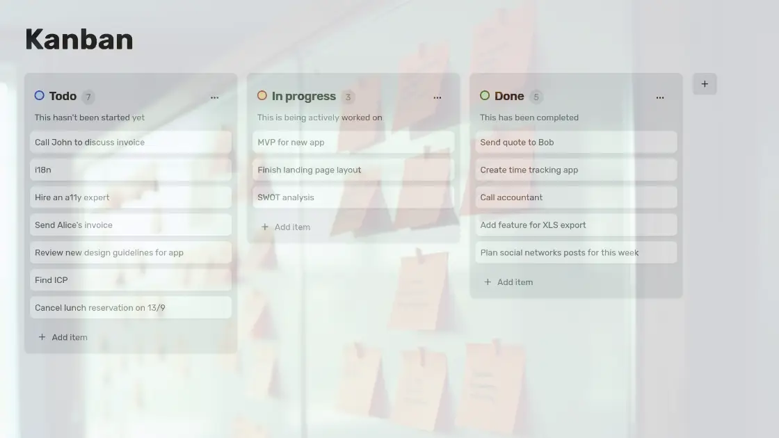 Free Kanban Board product image