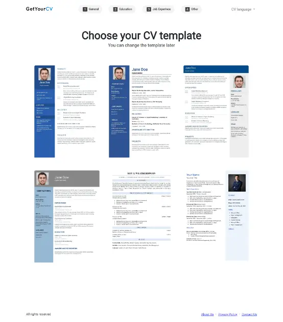 GetYourCV product image