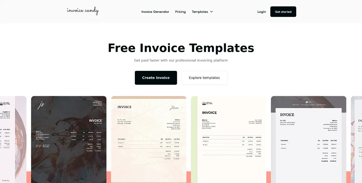 Invoice Candy product image