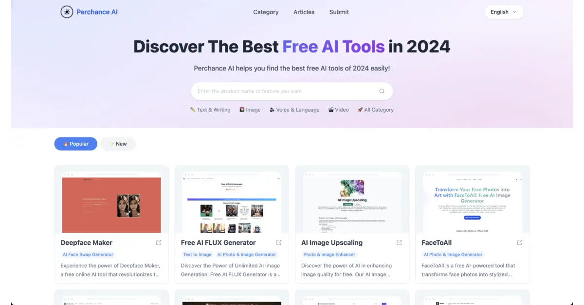 Perchance AI product image