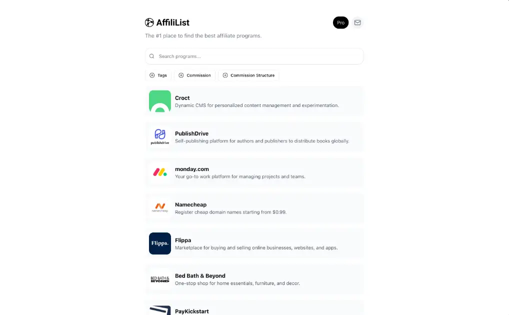 Affililist product image