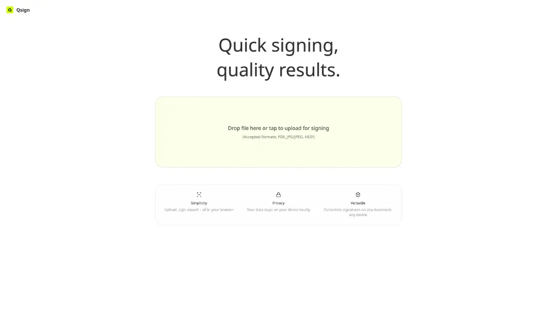 Qsign product image