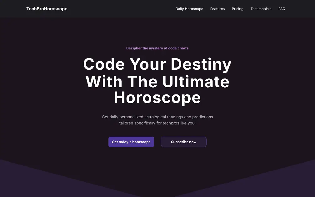 TechBroHoroscope product image