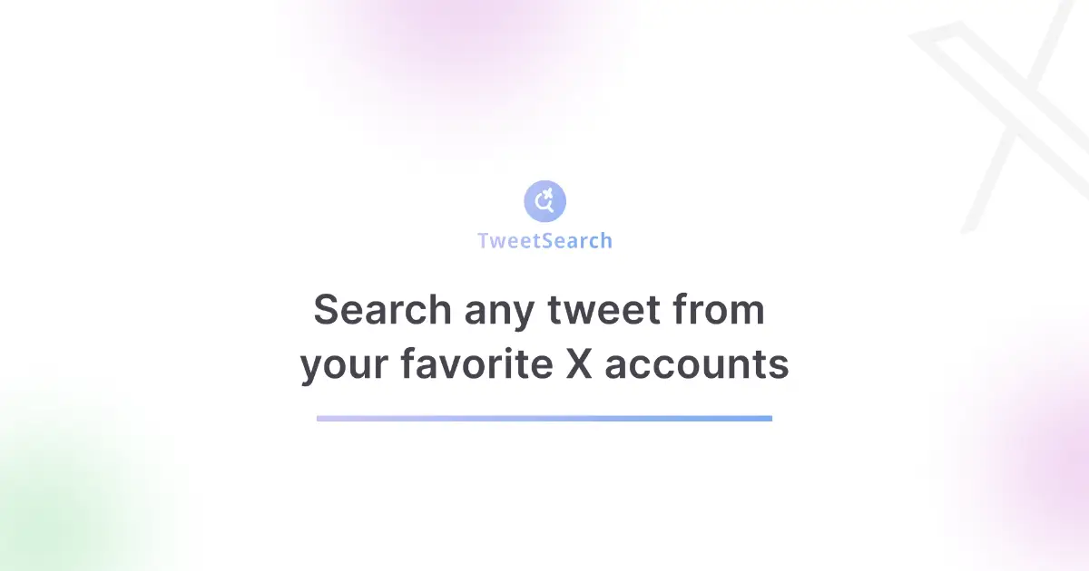 TweetSearch product image