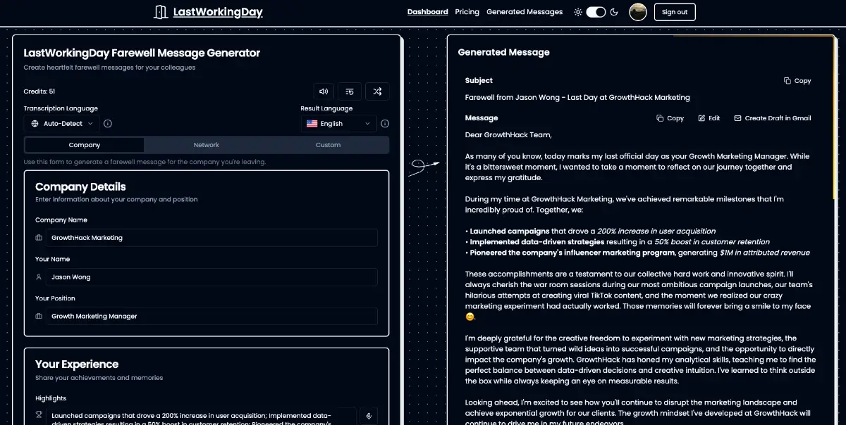 LastWorkingDay product image