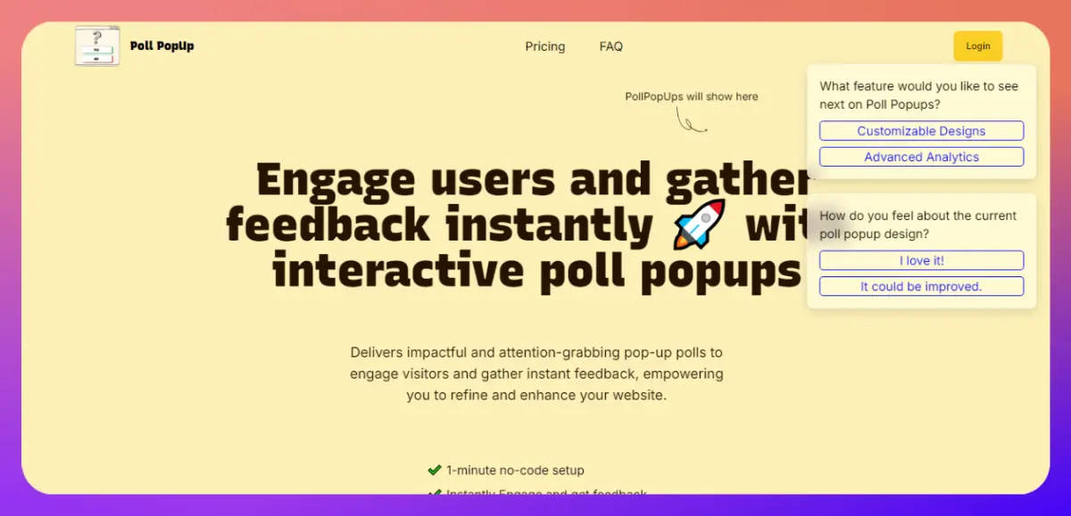 PollPopup product image