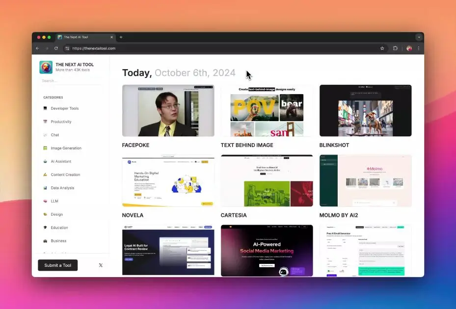 The Next AI Tool product image