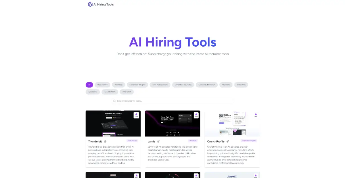 AI Hiring Tools product image