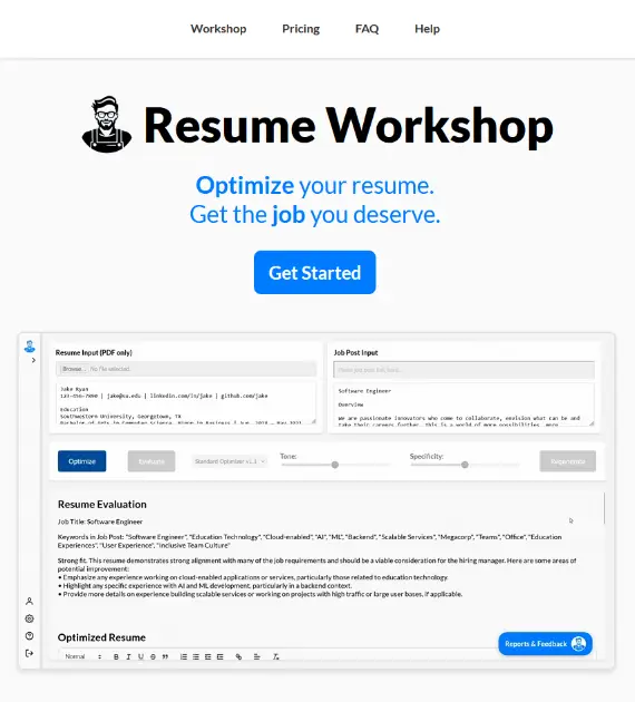 Resume Workshop product image