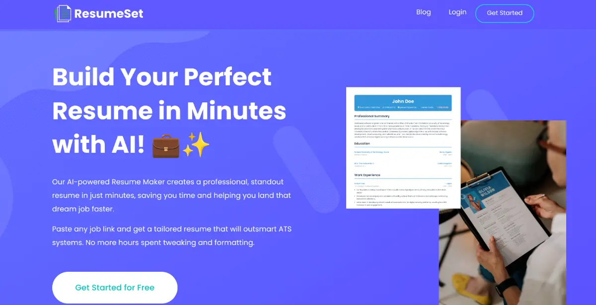 ResumeSet product image
