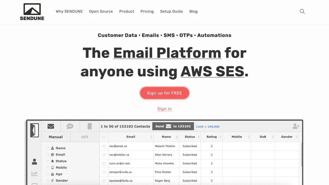 SENDUNE product image