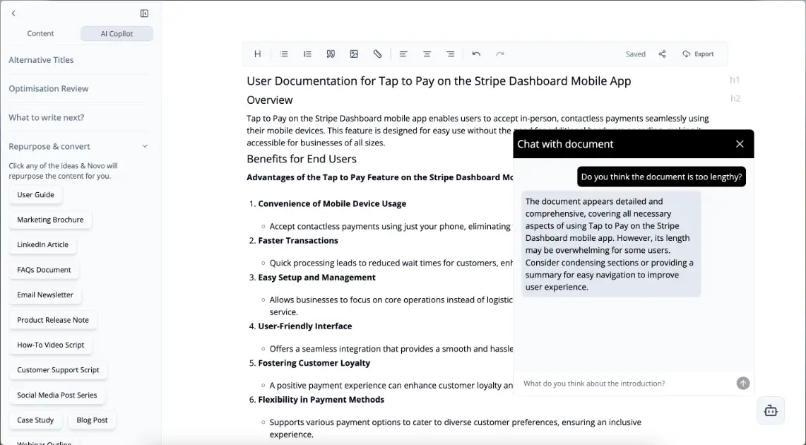 Novo product image