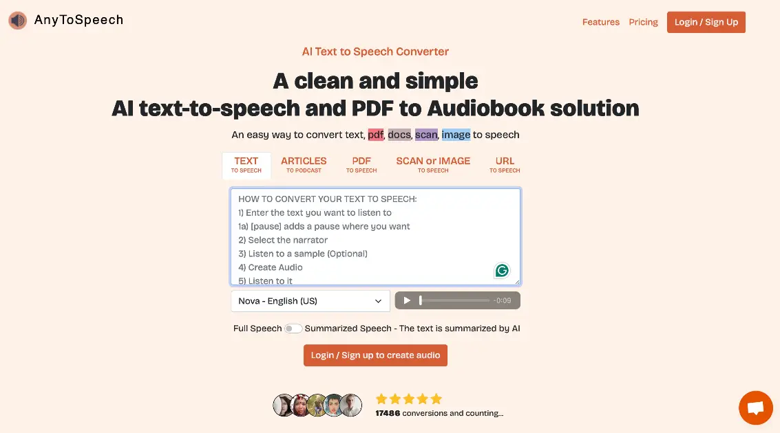 AnyToSpeech product image
