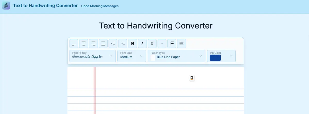 Text to Handwriting Converter product image